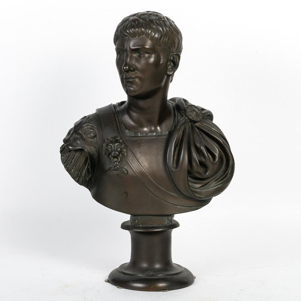 19th Century Julius Caesar Bronze Sculpture