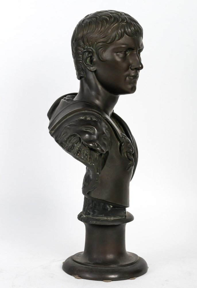 19th Century Julius Caesar Bronze Sculpture