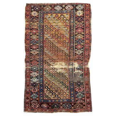 19th Century Kurdish Distressed Rug-YMM-1823273