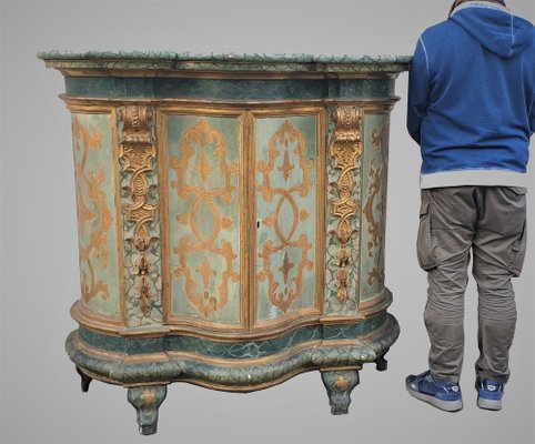 19th Century Lacquered and Gilded Support Buffet-SYQ-1123144