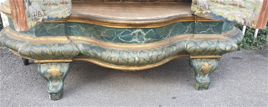 19th Century Lacquered and Gilded Support Buffet-SYQ-1123144