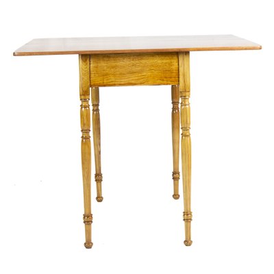 19th Century Late Biedermeier Ash Wood Game Table-WFJ-1345083