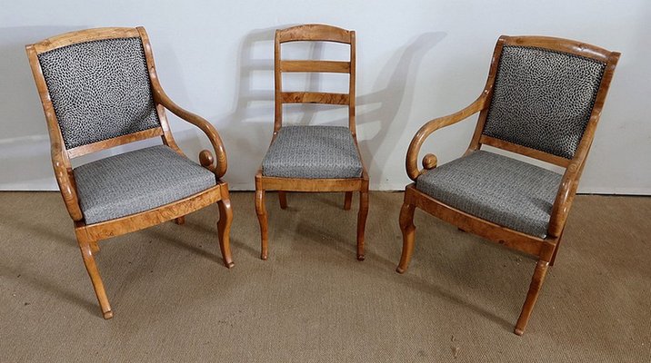 19th Century Light Ash Armchairs, Set of 2-RVK-1191313