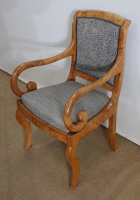 19th Century Light Ash Armchairs, Set of 2-RVK-1191313