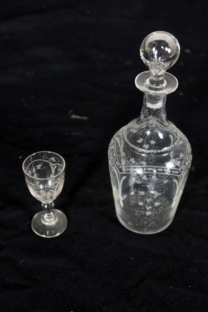 19th Century Liqueurs Cellar, Set of 21