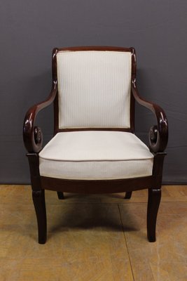 19th Century Louis Philippe Armchairs in Mahogany, Set of 2-BCR-1763500