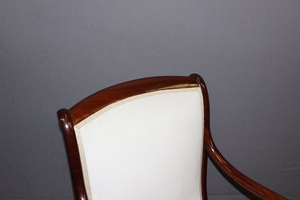 19th Century Louis Philippe Armchairs in Mahogany, Set of 2-BCR-1763500