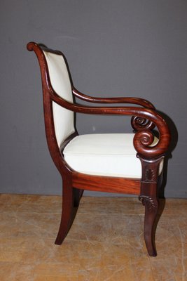 19th Century Louis Philippe Armchairs in Mahogany, Set of 2-BCR-1763500