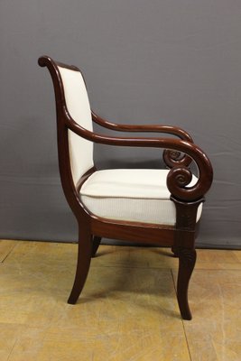 19th Century Louis Philippe Armchairs in Mahogany, Set of 2-BCR-1763500