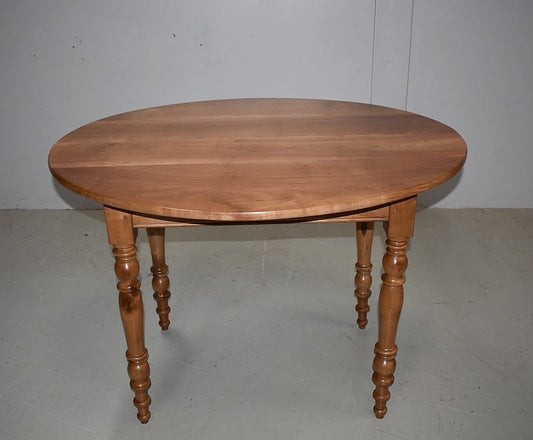 19th Century Louis-Philippe Oval Table in Cherry