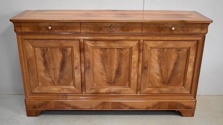 19th Century Louis Philippe Style Solid Cherrywood Sideboard-RVK-733095