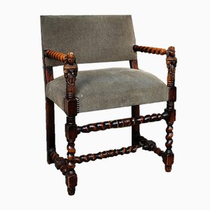 19th Century Louis XIII Style Armchair-ZM-978395