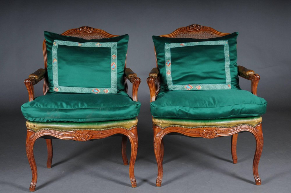 19th Century Louis XIV Armchairs, 1900s, Set of 2