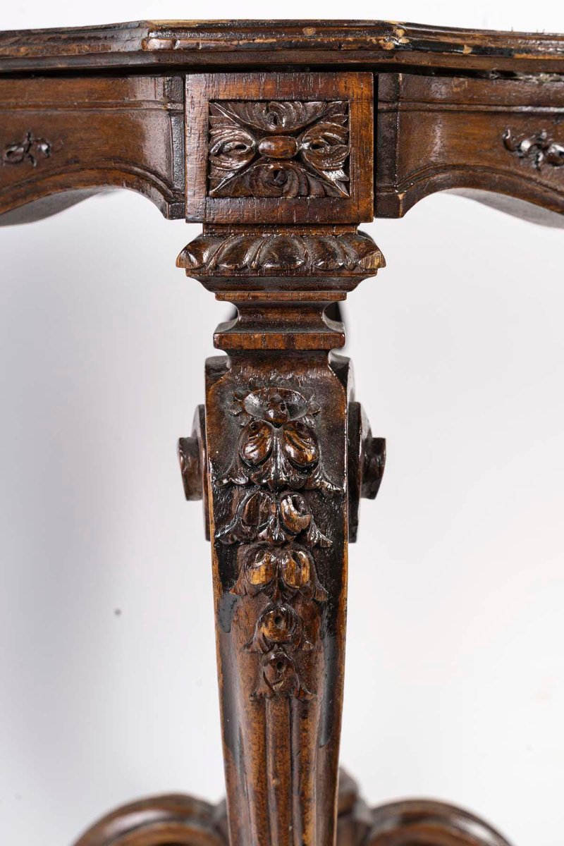 19th Century Louis XV Carved Wood Display Stand