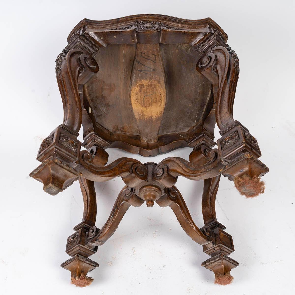 19th Century Louis XV Carved Wood Display Stand