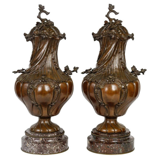 19th Century Louis XV Cassolettes, Set of 2