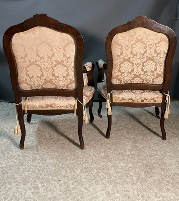 19th Century Louis XV French Armchairs, Set of 2-MAX-2041257