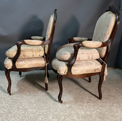 19th Century Louis XV French Armchairs, Set of 2-MAX-2041257