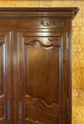 19th Century Louis XV Oak Wardrobe-HPU-1174635