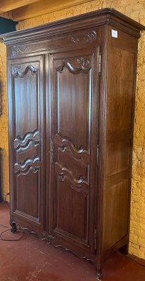 19th Century Louis XV Oak Wardrobe-HPU-1174635