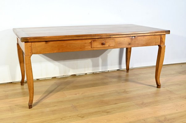 19th Century Louis XV Regional Cherry Table-RVK-1817844