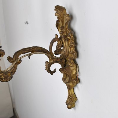 19th Century Louis XV Style Bronze Sconces, Set of 2-SYQ-1162065