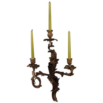 19th Century Louis XV Style Bronze Wall Light-FLW-1401843