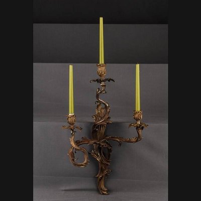 19th Century Louis XV Style Bronze Wall Light-FLW-1401843