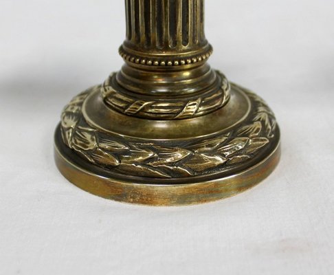 19th Century Louis XVI Bronze Candleholders, Set of 2-RVK-892540