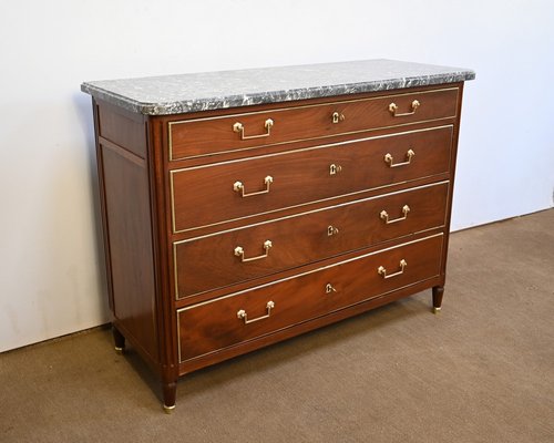 19th Century Louis XVI Chest of Drawers in Mahogany-RVK-1726169