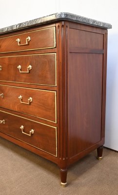 19th Century Louis XVI Chest of Drawers in Mahogany-RVK-1726169