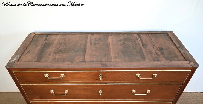 19th Century Louis XVI Chest of Drawers in Mahogany-RVK-1726169