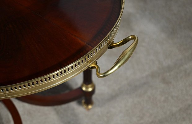 19th Century Louis XVI Mahogany Side Table-RVK-1787532