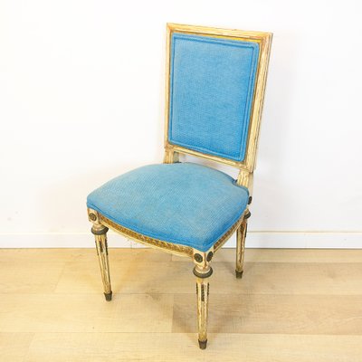 19th Century Louis XVI Style Dining Chairs, France, Set of 2-CQZ-1369381