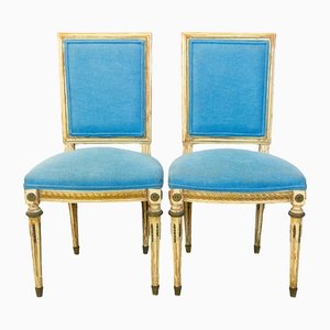 19th Century Louis XVI Style Dining Chairs, France, Set of 2-CQZ-1369381