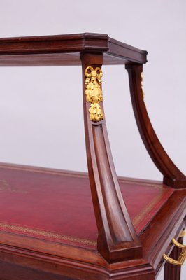 19th-Century Louis XVI Style Mahogany Tea Table-CEJ-488347