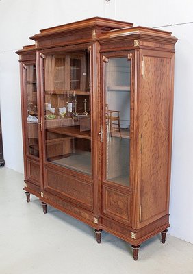 19th Century Louis XVI Style Mahogany Wall Unit-RVK-880973