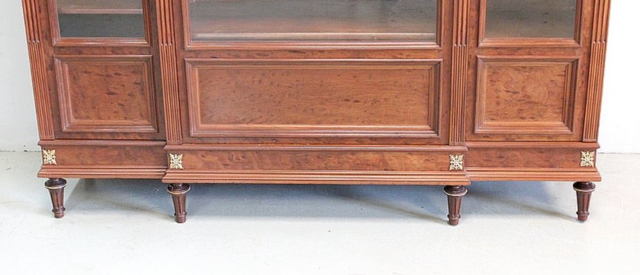 19th Century Louis XVI Style Mahogany Wall Unit-RVK-880973