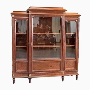 19th Century Louis XVI Style Mahogany Wall Unit-RVK-880973