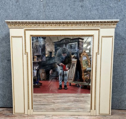 19th Century Louis XVI Woodwork Mirror-MWB-1758105