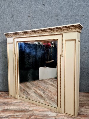 19th Century Louis XVI Woodwork Mirror-MWB-1758105