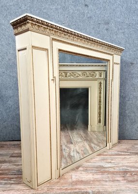 19th Century Louis XVI Woodwork Mirror-MWB-1758105