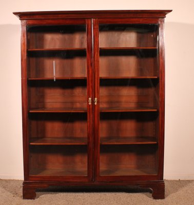 19th Century Mahogany Bookcase-HPU-1783480