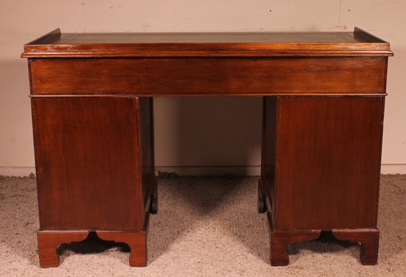 19th Century Mahogany Campaign Desk-HPU-1345156