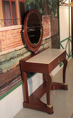 19th Century Mahogany Catering Hairdresser Table-RVK-1316698