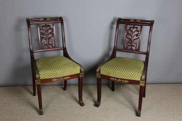 19th Century Mahogany Chairs, Set of 2-WSV-2019898