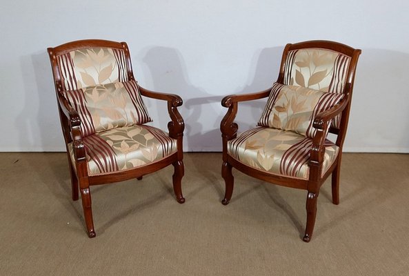 19th Century Mahogany Chairs, Set of 2-RVK-1251158