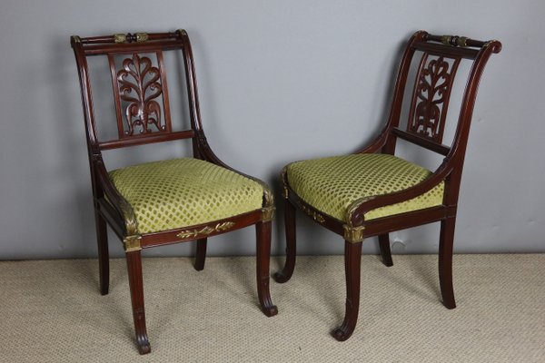 19th Century Mahogany Chairs, Set of 2-WSV-2019898