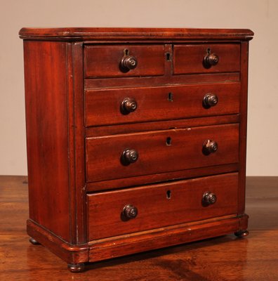 19th Century Mahogany Chest of Drawers-HPU-1767402