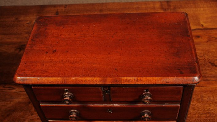 19th Century Mahogany Chest of Drawers-HPU-1767402